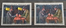 Variété TP N° 1321 ( Front Blanc,joue Et nuque Blanche ) + Normal/ Neuf**/ 1961