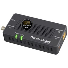 ScreenBeam ECB7250S02 MoCA 2.5 Adapter   Bonded, Ethernet Over Coax, Add-On