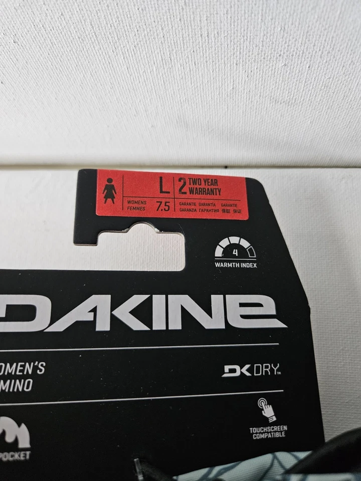 Nuevo guante Dakine Camino para mujer/verde medio/negro talla grande Foto 4 de 4