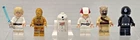LEGO Star Wars Minifigure Lot Luke C-3PO R2-D2 Tusken Raider Imperial Pilot