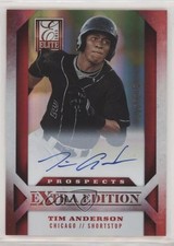 2013 Panini Elite Extra Edition 10/374 Tim Anderson #112 Auto 1j2