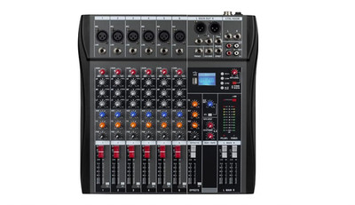 CK-60 Professioneller Mixer (6-Kanal) für die Aufnahme von DJ-Bühne, Karaoke neu