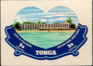 Tonga 1970s Postage STAMP 5 Seniti new SA-304