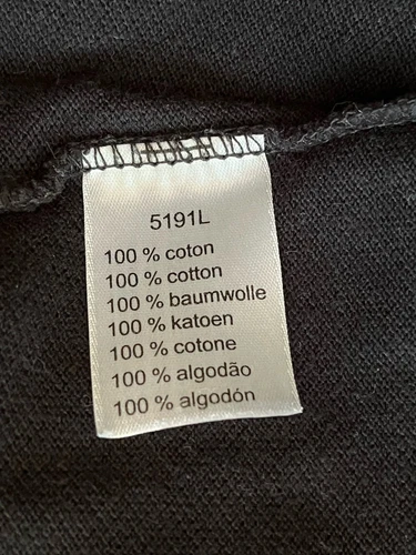 Lacoste Classic Pique Polo Shirt Large FR 5 Black Crocodile Logo Long Sleeve - Picture 6 of 7
