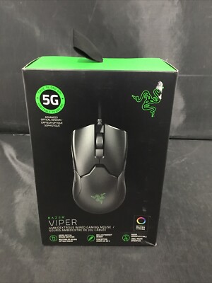 Razer VIPER Ambidextrous Wired Optical Gaming Mouse - Black (RZ01-02550100-R3U1)