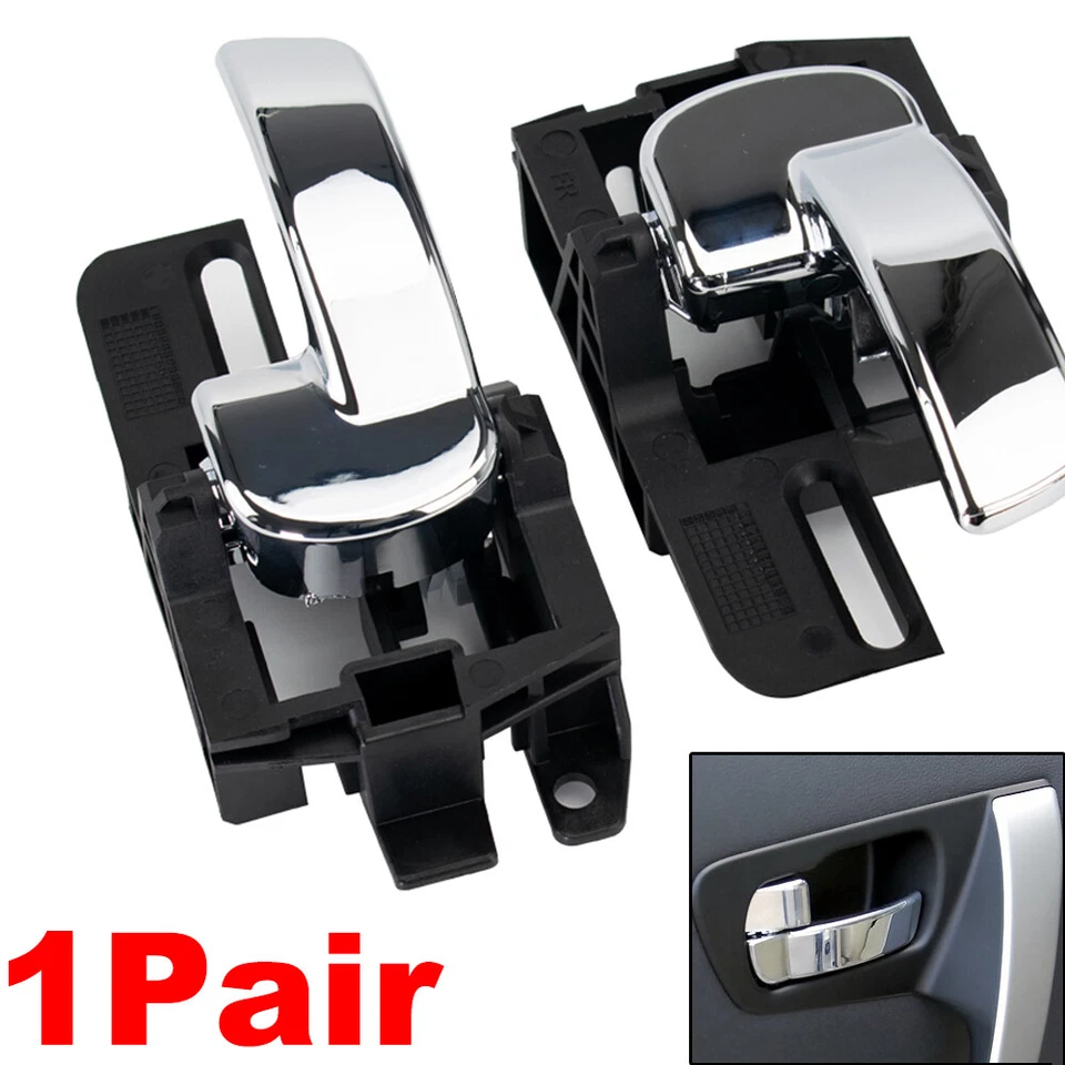 2X Manija de puerta interior de coche delantera trasera izquierda derecha para Nissan Dualis J10 2007-2014 Foto 2 de 4