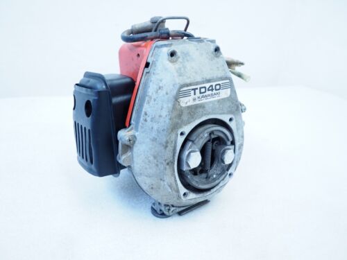 MOTORE COMPLETO CILINDRO PISTONE FUNZIONANTE DECESPUGLIATORE KAWASAKI TD40 TD 40 - Picture 13 of 24