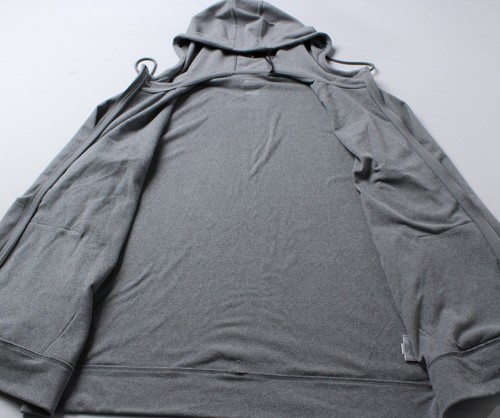 Texas Longhorns Men's Antigua Effortless Full-Zip Hoodie Jacket CD4 Gray Large - Picture 3 of 6