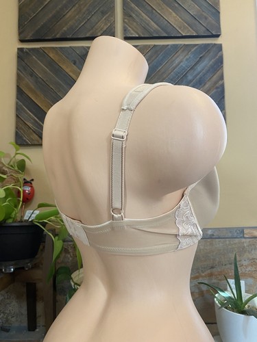 FeLina Lingerie Light Padded Tan Comfort Bra 32D Excellent Condition - Picture 8 of 16