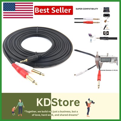 High-End 50 Feet Audio Cable with Gold Connectors - Ideal for Professional Use