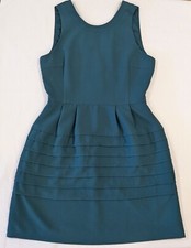Madewell Midnight Dress Spruce Teal Green Fit and Flare NWT Sleeveless 8 SALE!