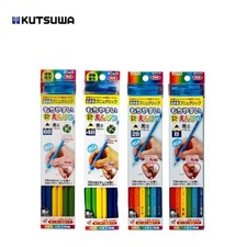 Kutsuwa Triangle pencil 6B / 4B / 2B / B Choose from 4 Type RF013