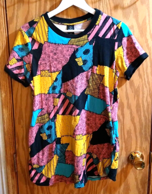 nightmare before christmas sally shirt dress The Nightmare Before Christmas Sally Patchwork Jagged Dress Plus Size