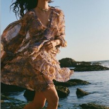 ZIMMERMANN Rosa Silk Tiered Dress