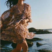 ZIMMERMANN Rosa Silk Tiered Dress