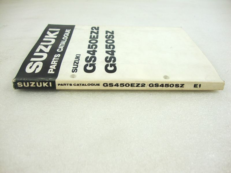 SPARE PARTS CATALOG SUZUKI GS 450 EZ2 SZ PARTS CATALOG | eBay UK
