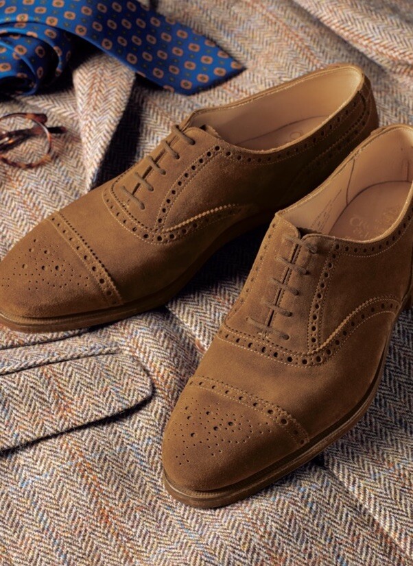 CROCKETT & JONES Made in England The Westminster in Tobacco Suede 