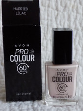 AVON PRO COLOUR IN 60 SECONDS NAIL ENAMEL ~ IN SHADE ~ HURRIED LILAC   *NEW*