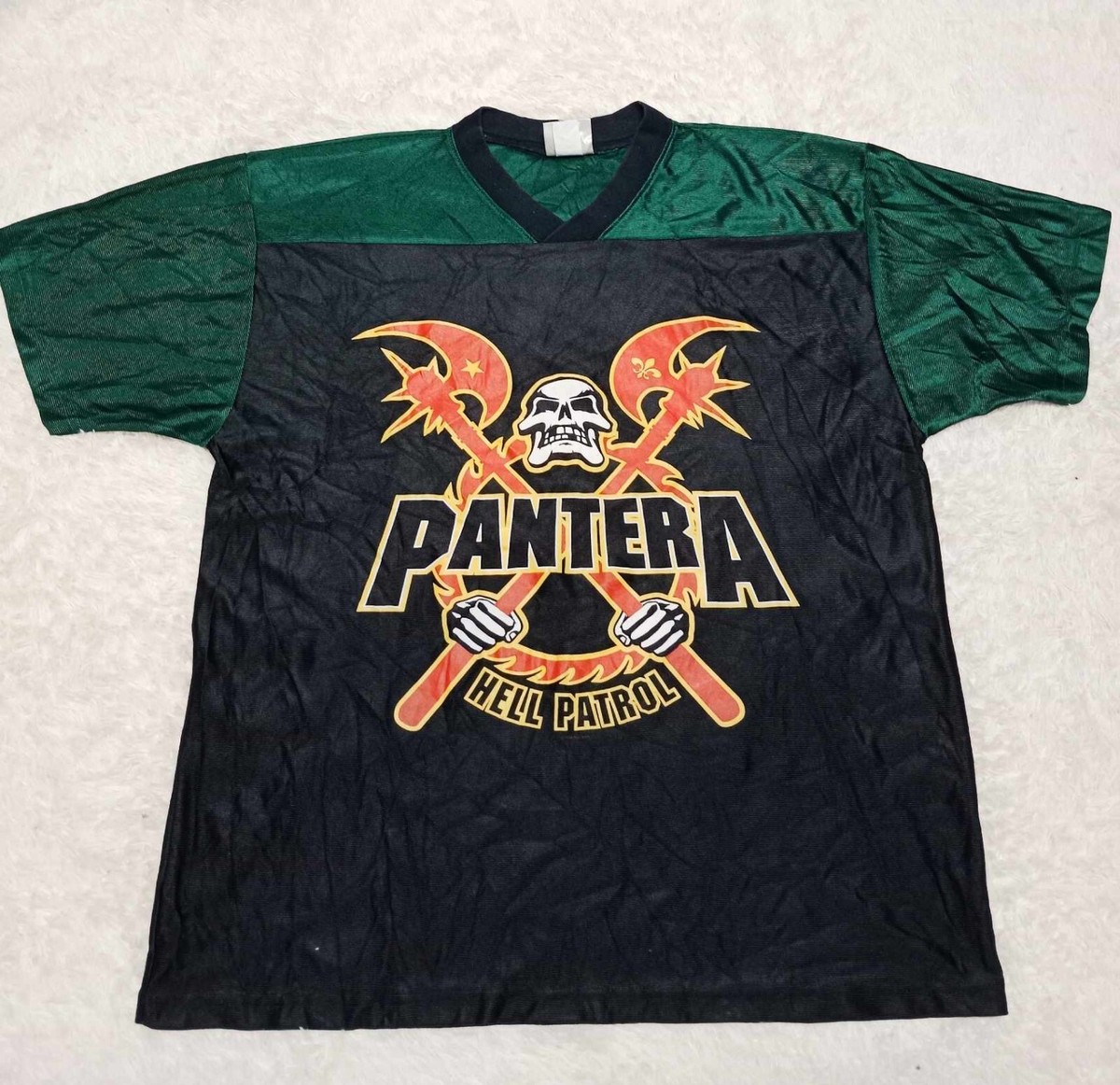 【激レア】ヴィンテージ PANTERA HELL PATROL Tシャツ Vintage Rare Pantera Hell Patrol Chopped Sleeveless Shirt