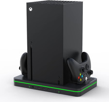 Vertical Charging Stand Cooling Fan for Xbox Series X/S Console  Controller