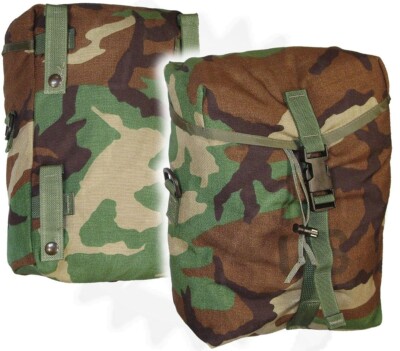 US Military Sustainment Pouch Woodland Camo X