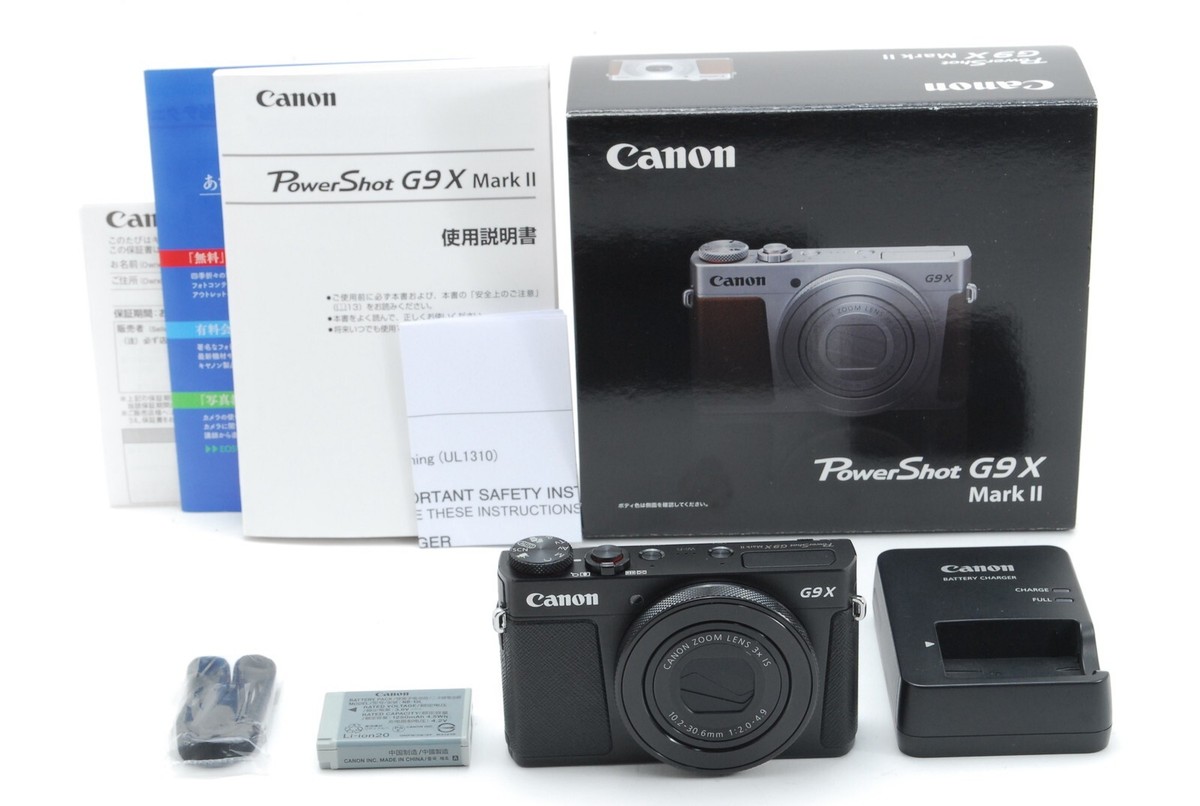TOP MINT in Box】Canon Powershot G9X Mark II 20.1MP Digital TOP MINT in Box】Canon Powershot G9X Mark II 20.1MP Digital