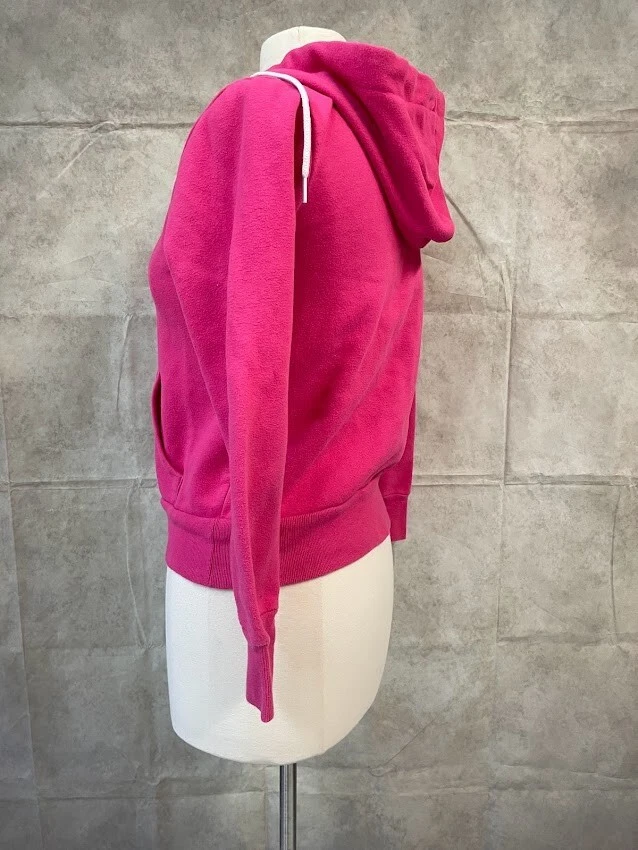 Sudadera con capucha para mujer Faded Glory rosa cremallera completa talla S (4-6) Foto 2 de 4