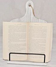 Wooden Cook Book Stand Recipe Tablet Stand Handmade Recipe Book Holder 14x9