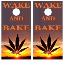 Wake And Bake Marijuana Cannabis Board Decal Wraps FREE LAMINATION 3182