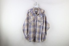 Vintage 90s Wrangler Mens 2XL XXL Metallic Western Rodeo Cowboy Button Shirt