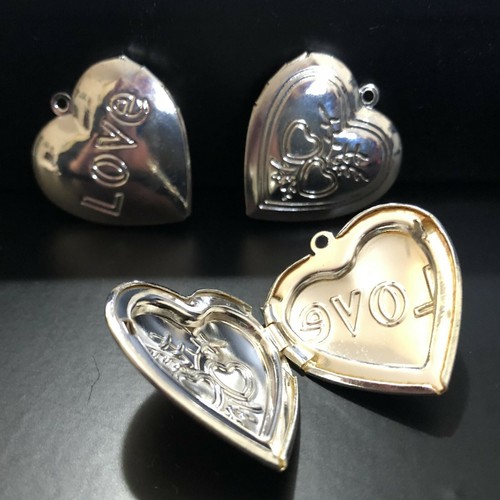 Ciondolo con portafoto argento da donna forma di cuore apribile per collana - Foto 5 di 5