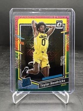 2023-24 Donruss Optic Choice NBA Taylor Hendricks Rated Rookie RC Red Green #233