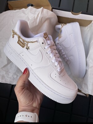 Nike Air Force 1 '07 White Lucky Charms Pendant Neu In OVP 38,5