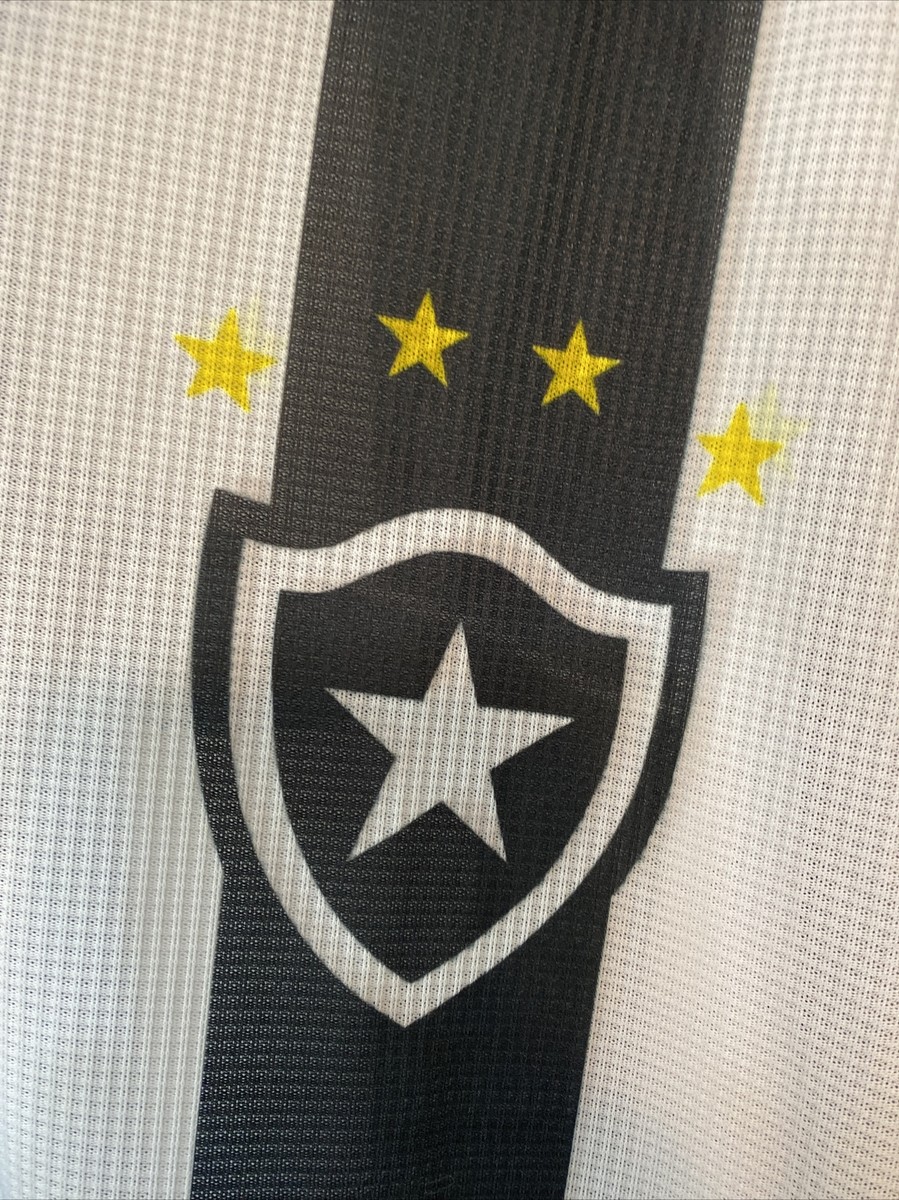 Botafogo Football Soccer Kit Jersey. Plain Black & White Striped