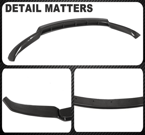 Carbon Flap Frontspoiler Stoßstangen Lippe Spoiler für Porsche Macan 95B 2014-17 - Bild 12 von 12
