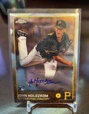 2015 Topps Chrome Rookie Auto #ARJH John Holdzkom Pittsburgh Pirates
