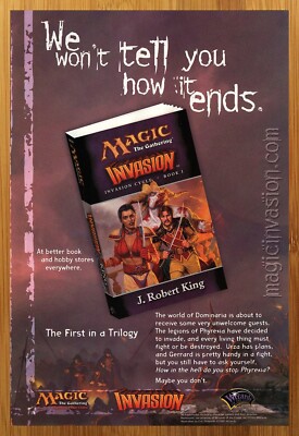 a*l様 【新品セール】Magic: The Gathering Invasio 2000 Magic The Gathering Invasion Print Ad/Poster CCG TCG Fantasy