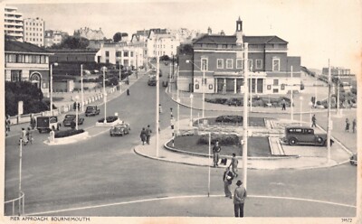 POSTKARTE - BOURNEMOUTH - PIER APPROACH - HARVEY BARTON - VERSCHICKT 1952