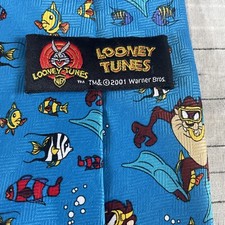 Vintage Warner Bros Looney Tunes Mens Tie 2001