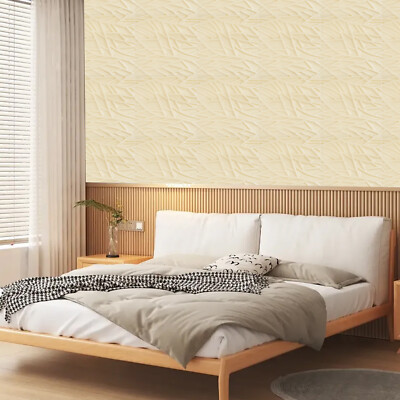 Beige 3D-Wandpaneele Für Wohnzimmer Schlafzimmer TV-hintergrund 3D-B008 54*54cm