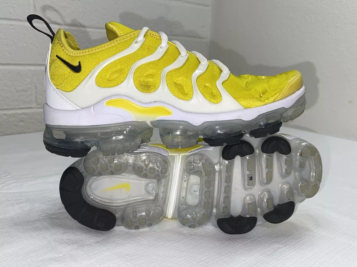 kiwi Arrestar Inmunidad Women&#039;s Nike Air VaporMax Plus Sunshine Yellow CU4907-700 MISMATES  Size 8/8.5 | eBay