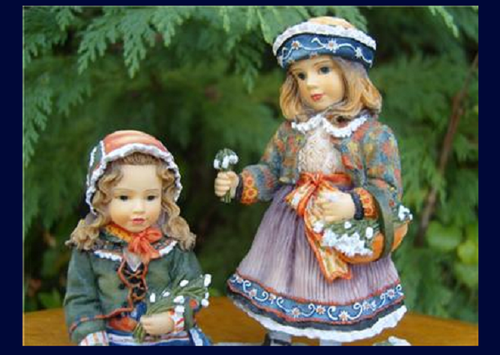 First Flower Paintbox Poppets Christine Haworth by Leonardo Collection BNEW RARE - Picture 4 of 4