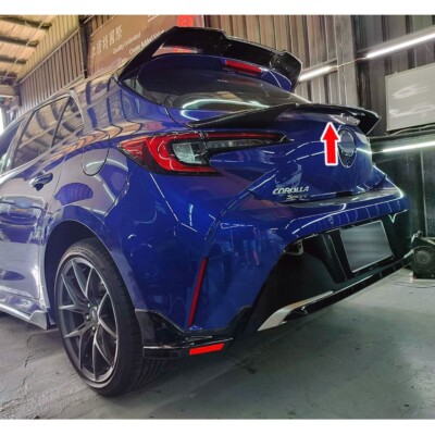 Unpainted Fit For Toyota Auris Corolla Hatchback Rear V Middle Trunk Spoiler