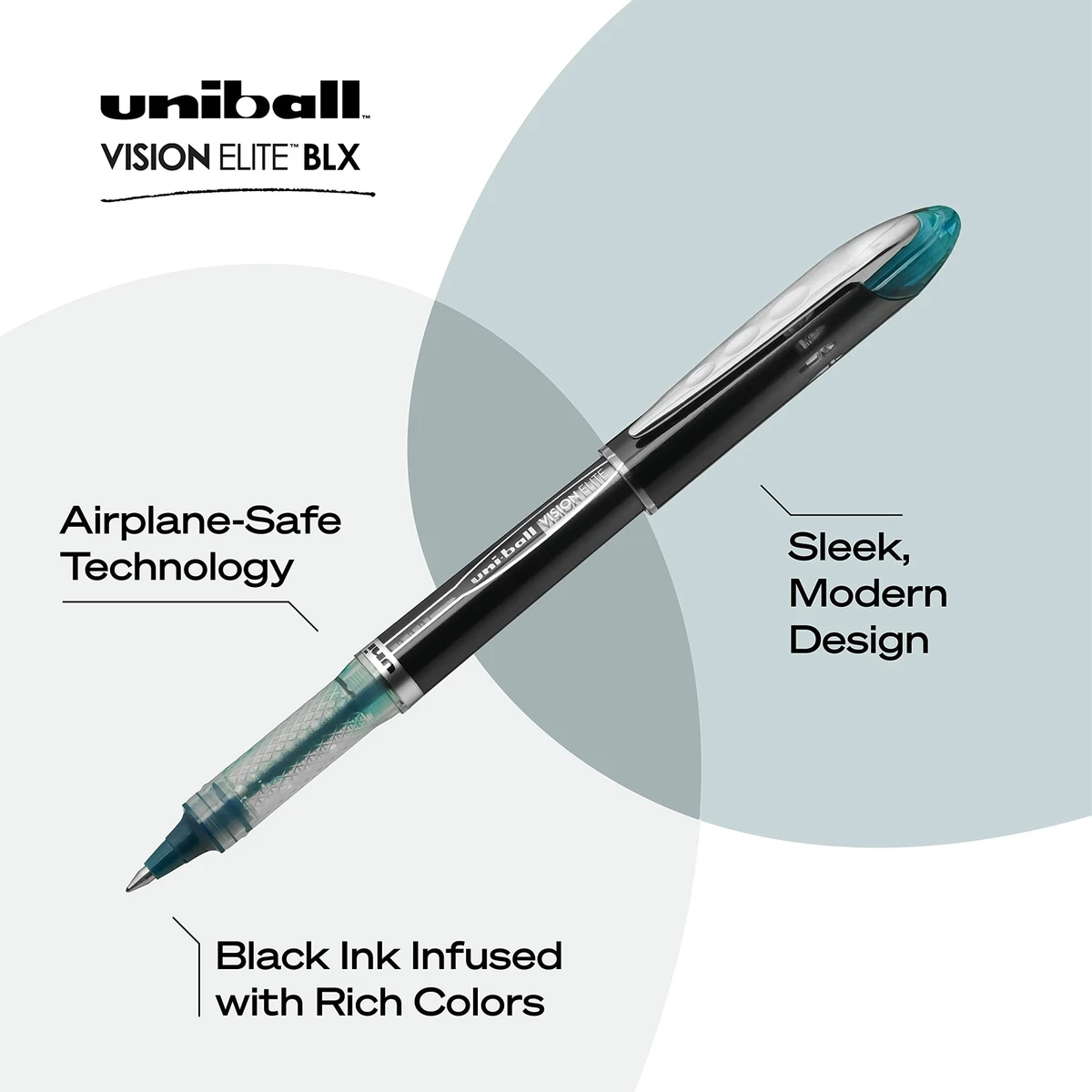 uni ball Vision Elite BLX Infusion Rollerball Pens Fine Point