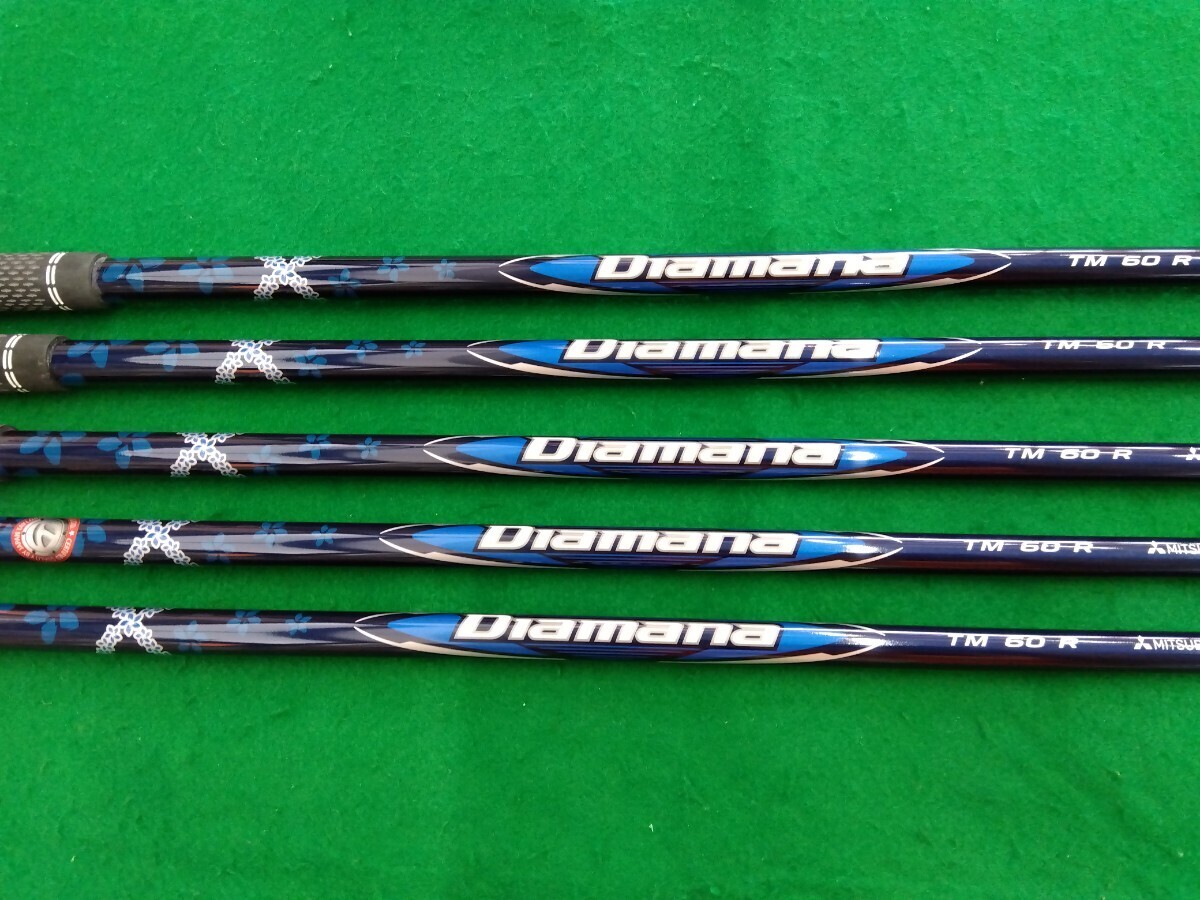 Golf Iron Set TaylorMade Qi 2024 Diamana BLUE TM60 (R) 5pcs 6-P