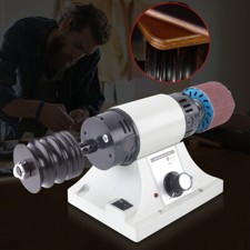 Electric Leather Edge Polishing Grinding Burnishing Machine Leather Tool 8000RPM