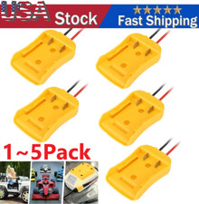 Power Connector DIY Battery Adapter Holder Dock For DeWalt 18V/20V Max Battery