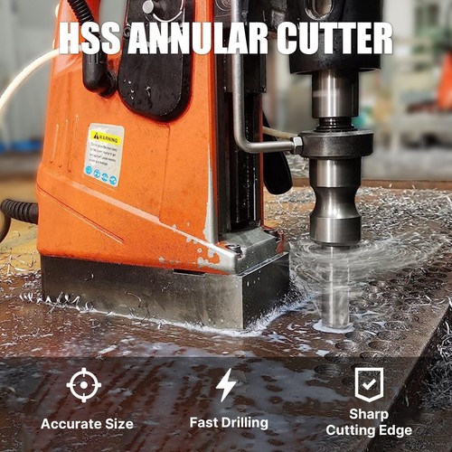 12-60mm HSS Annular Cutter Rotabroach Slugger Magnetic Core Drill Depth 25/50mm - Foto 4 di 13