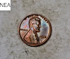 1936 Lincoln Wheat Penny Cent ~ Choice BU Rainbow Toned ~ ZW163