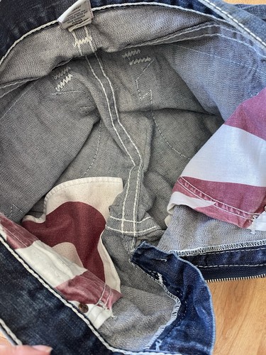 Jeans vintage Y2K True Religion uomo Billy Big T denim 32x29 (35) punto spesso - Foto 18 di 24